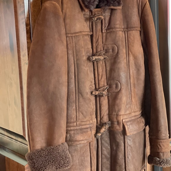 YVES SAINT LAURENT sheep skin winter coat. - Picture 9 of 11
